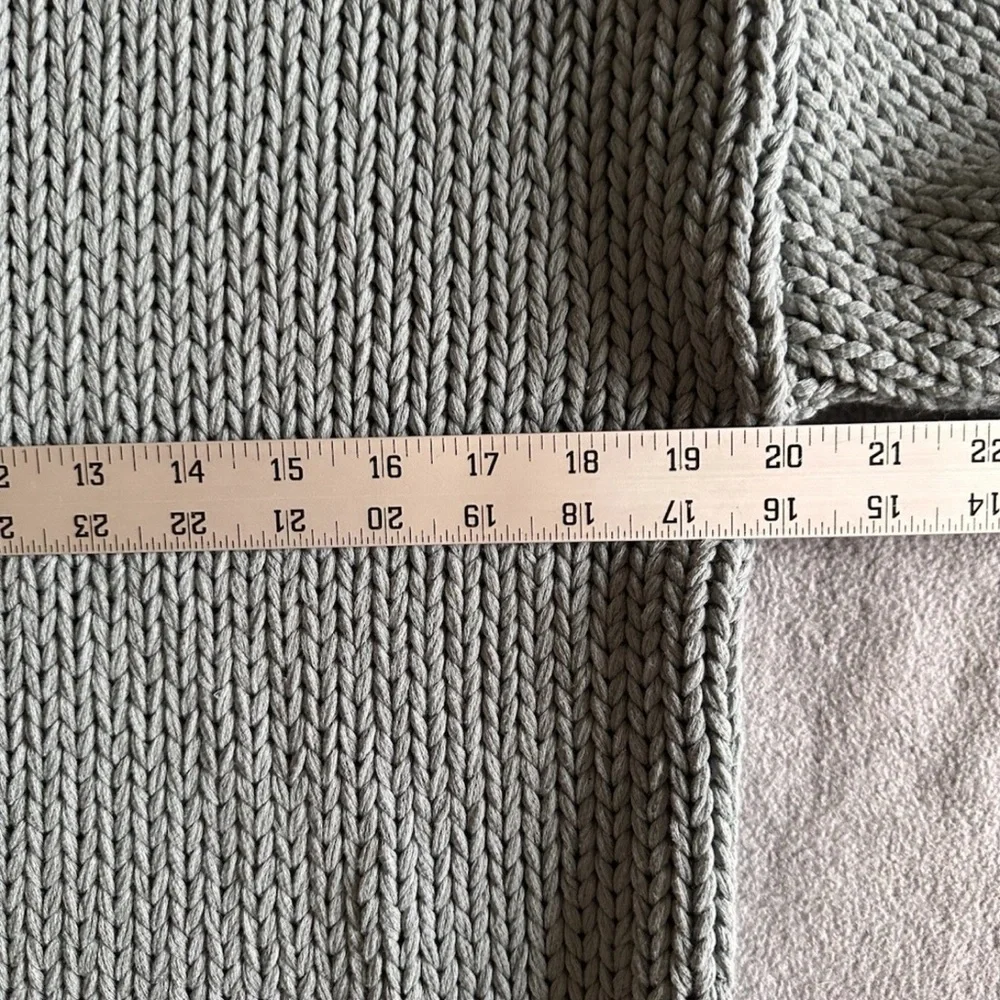 Ghanda Light Blue Oversized Crewneck Sweater - Picture 8 of 9